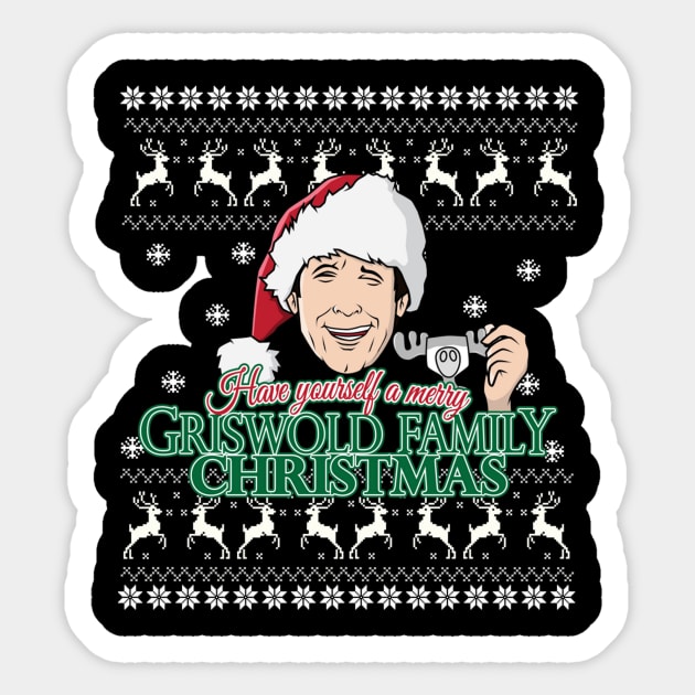 Have Yourself A Merry Griswold Family Christmas Sticker by Leblancd Nashb